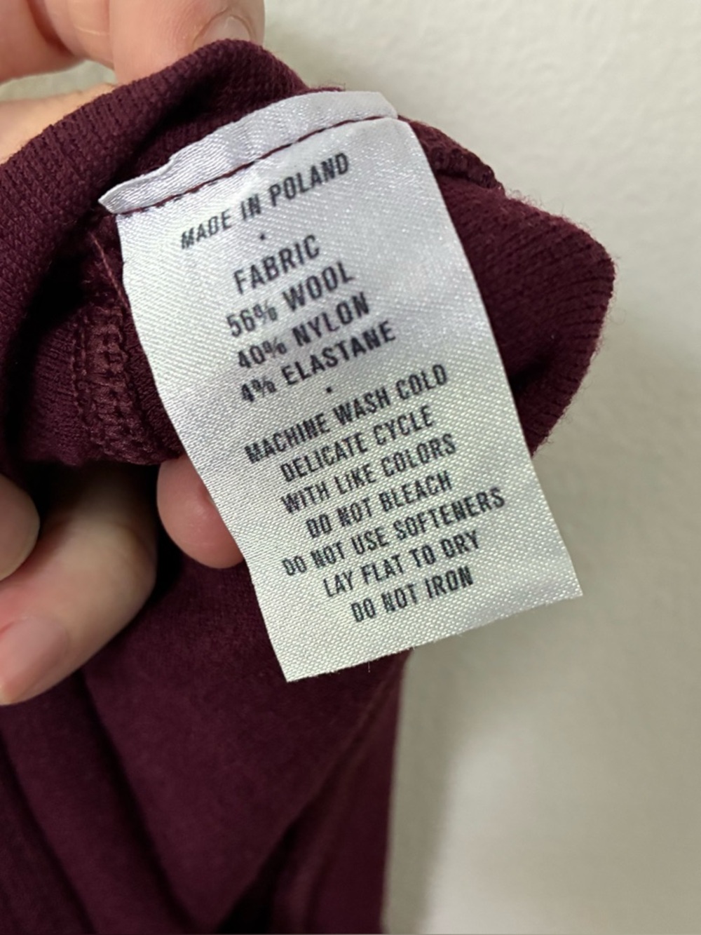 Tracksmith Fells Merino Wool Blend Crop Top - Picture 7 of 8